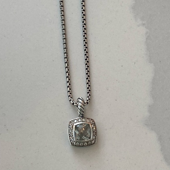 David Yurman Prasiolite Petite Albion Necklace - Picture 3 of 6